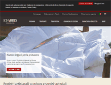 Tablet Screenshot of fabrispiumini.com